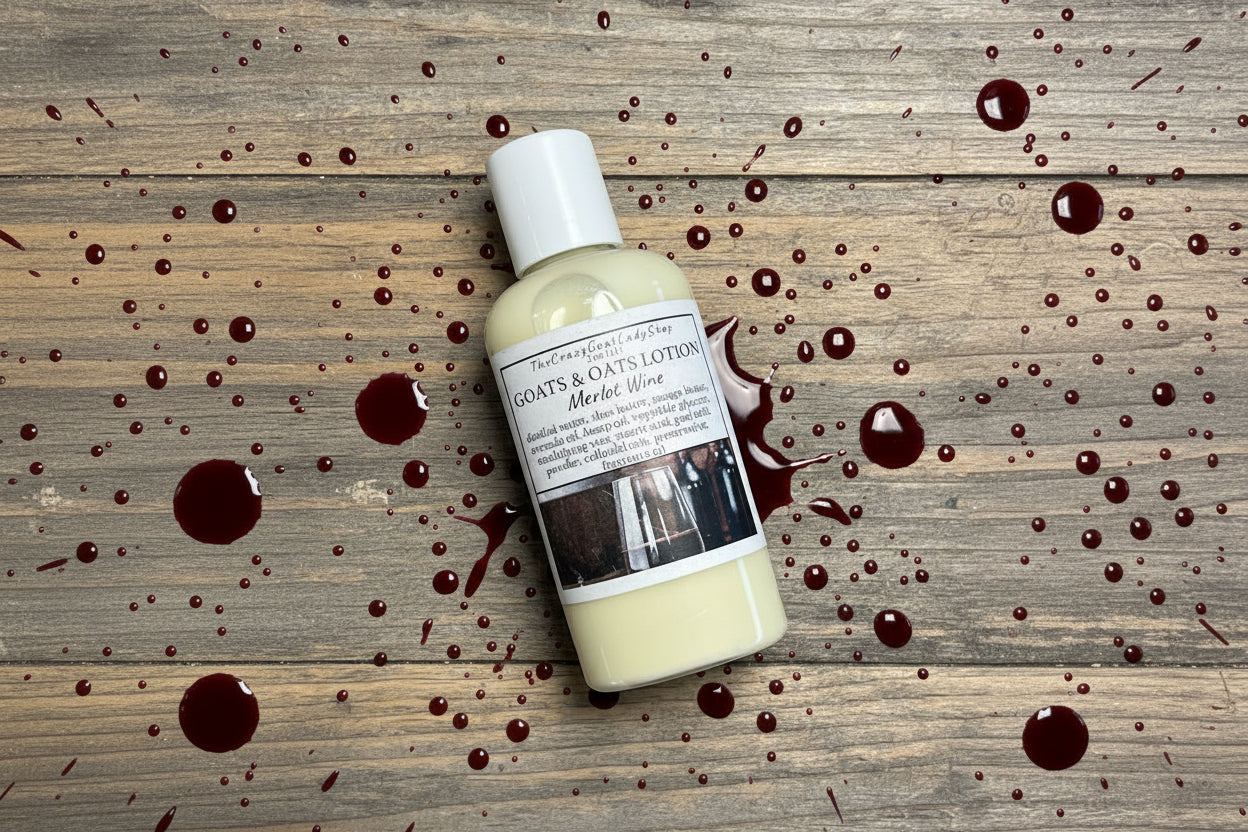 Goats & Oats Lotion Teaser, Merlot Wine