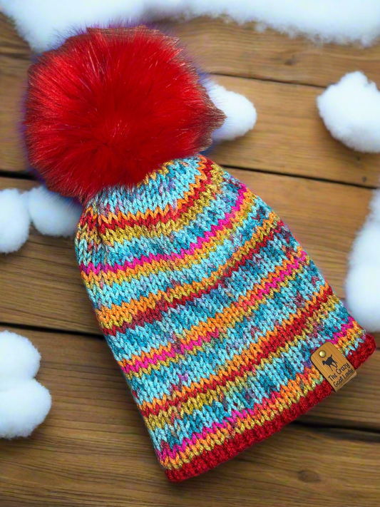 Bonfire beanie handmade
