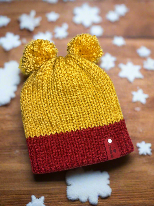 Bonfire Beanie, XS Infant (Pooh Bear)