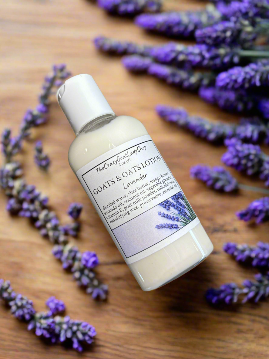 Goats & Oats Body Lotion Teaser, Lavender