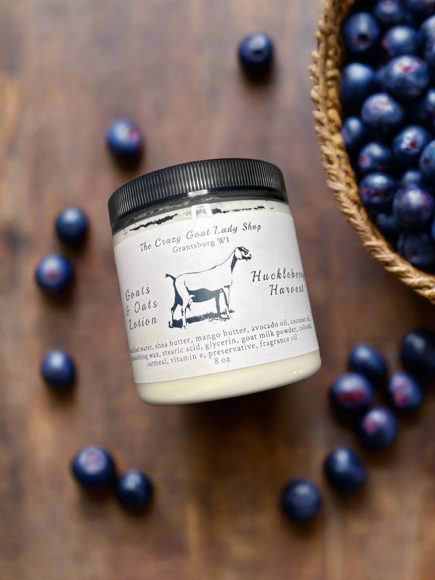 Goats & Oats Lotion, Huckleberry Harvest