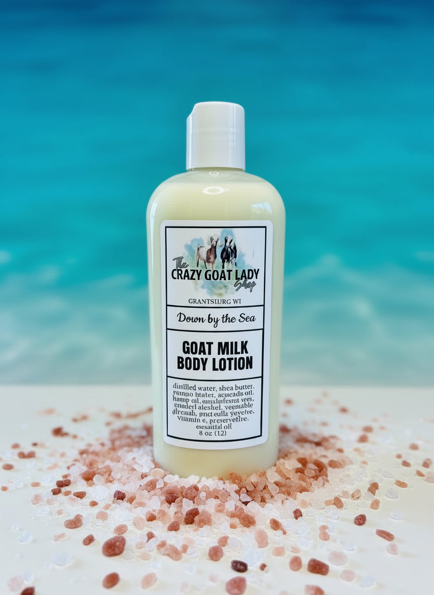 Goat Milk Body Lotion, Down by the Sea