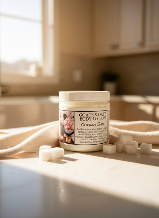 Goats & Oats Body Lotion, Cashmere Sugar
