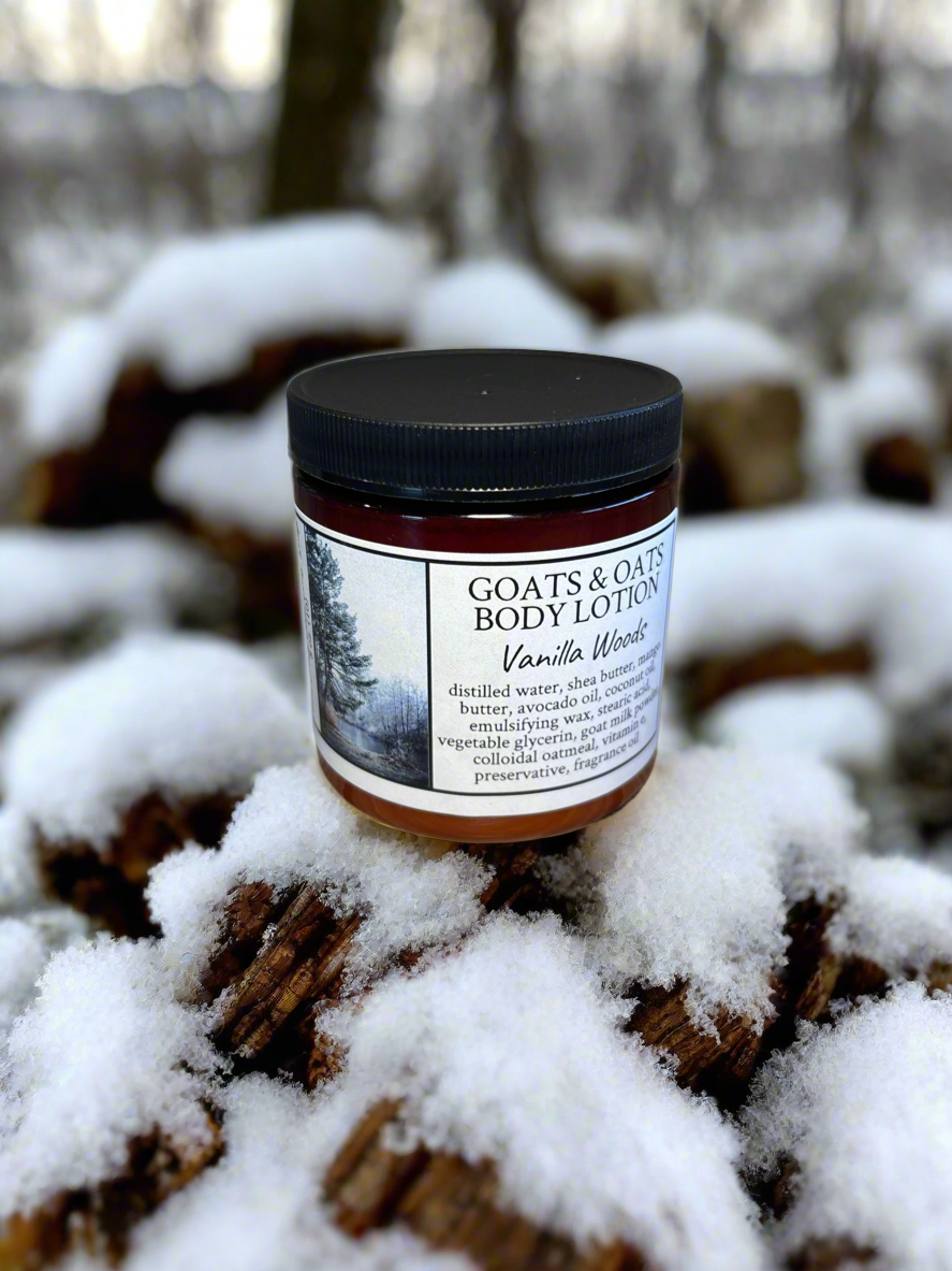 Goat milk body lotion