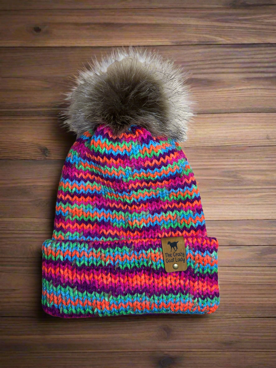 Brimmed Beanie, S Child (Neon)