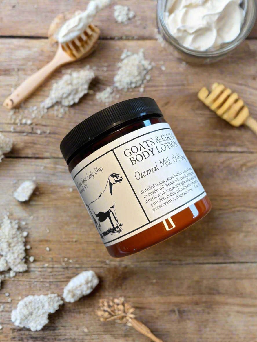 Goat milk lotion