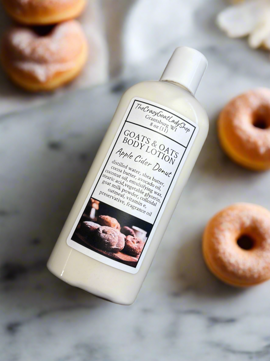 Goats & Oats Body Lotion, Apple Cider Donut