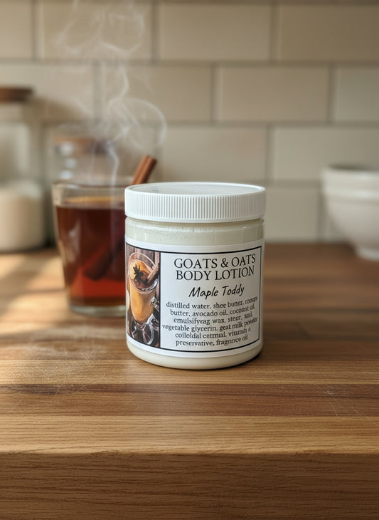 Goats & Oats Body Lotion, Maple Toddy