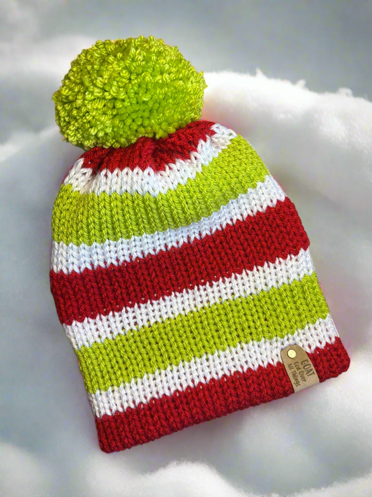 Bonfire Beanie, Medium (Grinch)