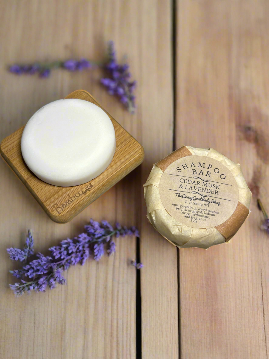 Shampoo Bar, Cedar Musk & Lavender