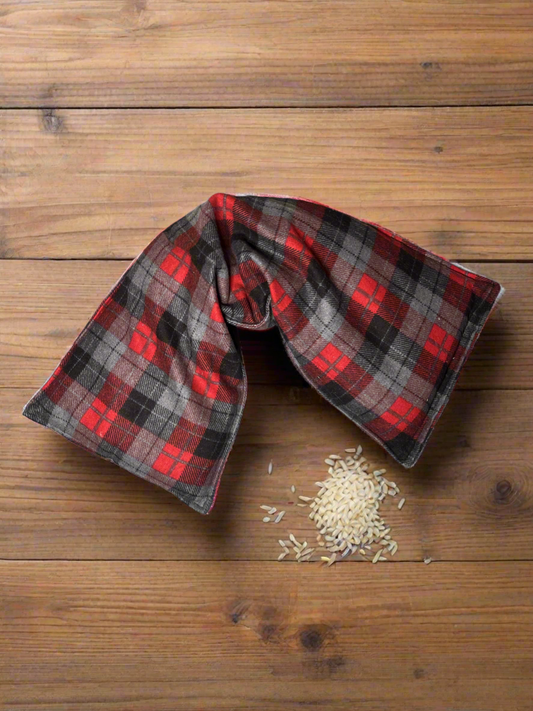 BIG Therapeutic Bag, Red/Gray/Black Plaid