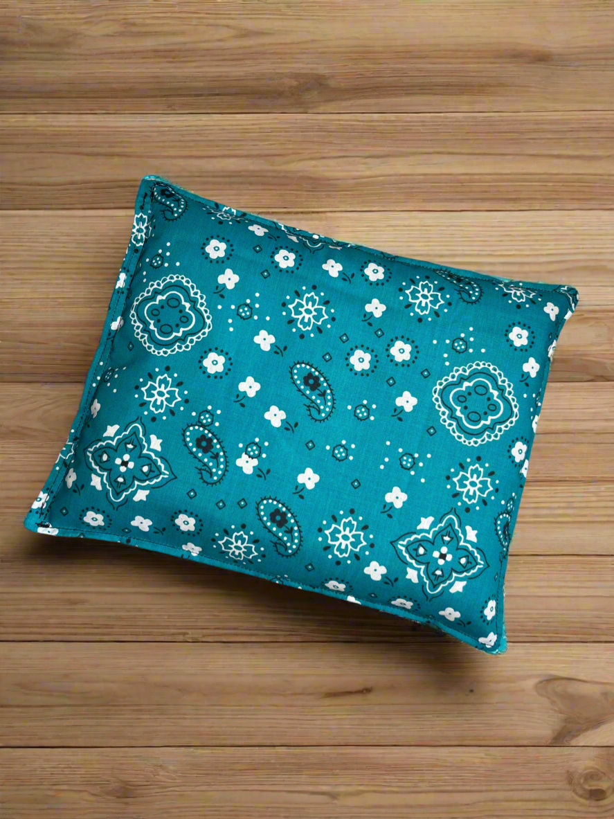 Therapeutic Junior Bag, Turquoise Bandana