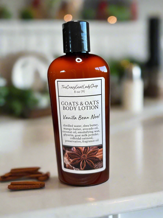 Goats & Oats Body Lotion, Vanilla Bean Noel