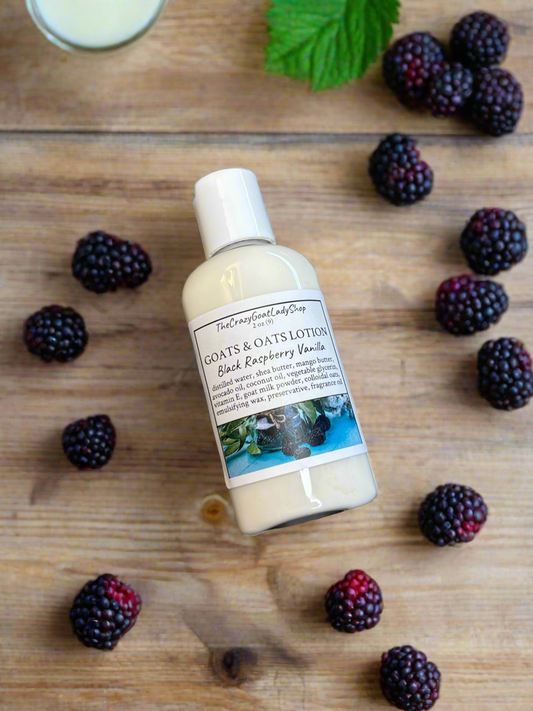 Goats & Oats Body Lotion Teaser, Black Raspberry Vanilla