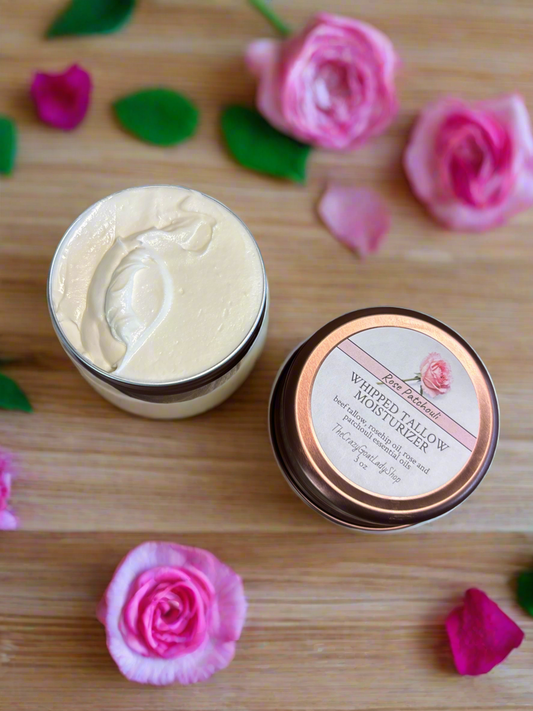 Handmade whipped tallow moisturizer
