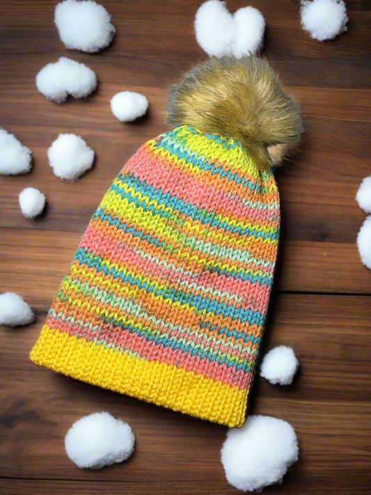 Bonfire Beanie, Youth (yellow)