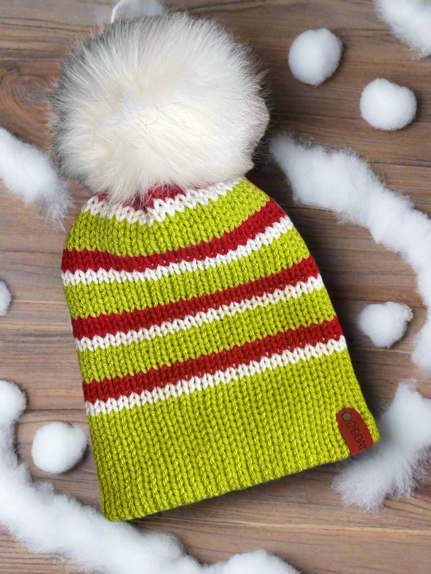 Bonfire Beanie, Large (Grinch)