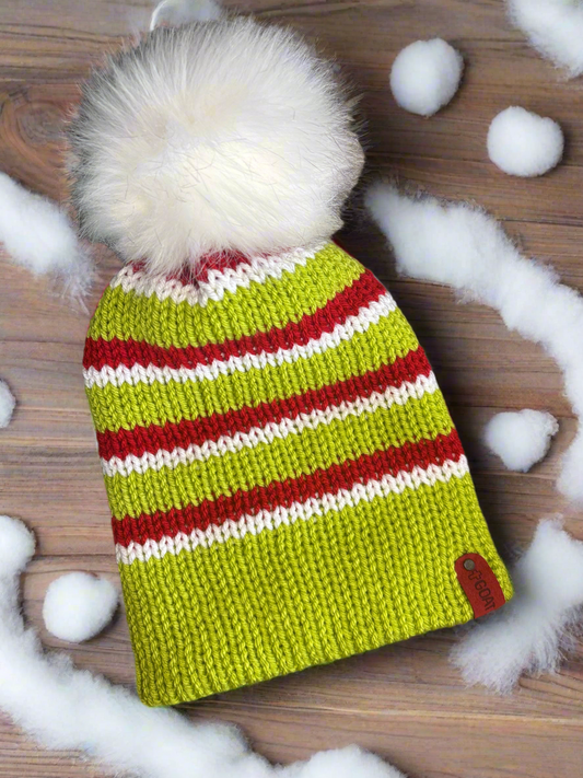 Bonfire Beanie, Large (Grinch)