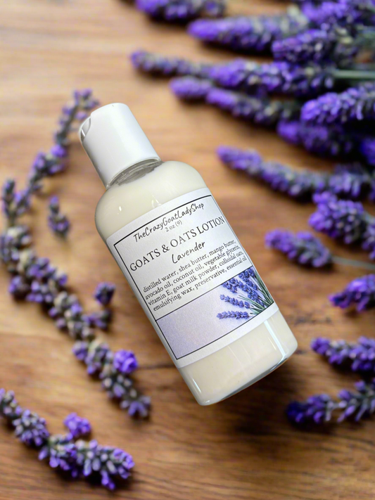 Goats & Oats Body Lotion Teaser, Lavender