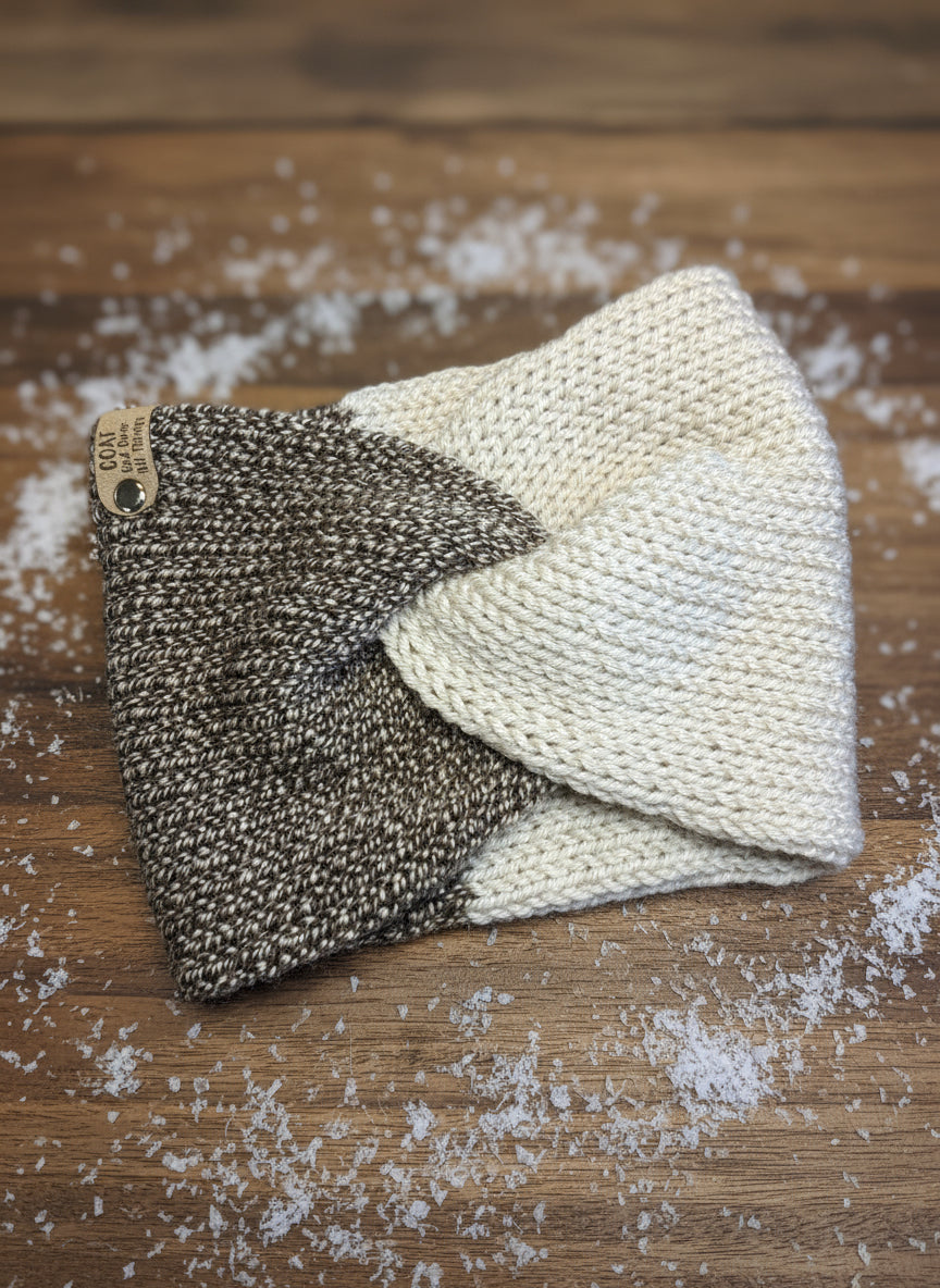 Twisted Head Wrap (Brown)