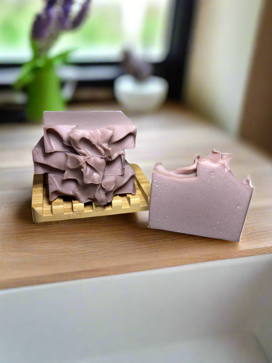 Handmade Goat Milk Soap, Cedar Musk & Lavender