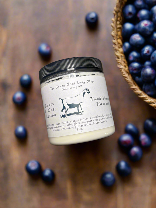 Goats & Oats Lotion, Huckleberry Harvest