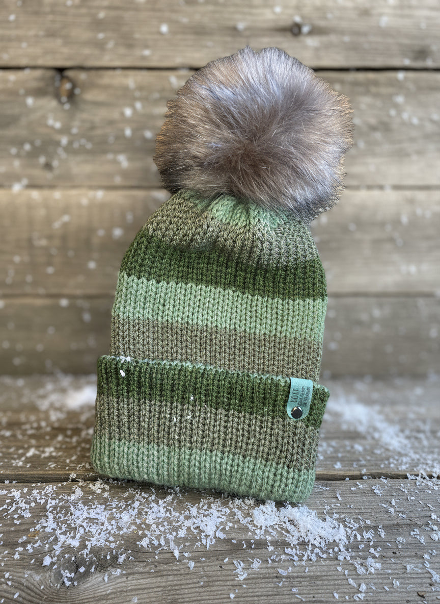 Brimmed Beanie, Large (Green)