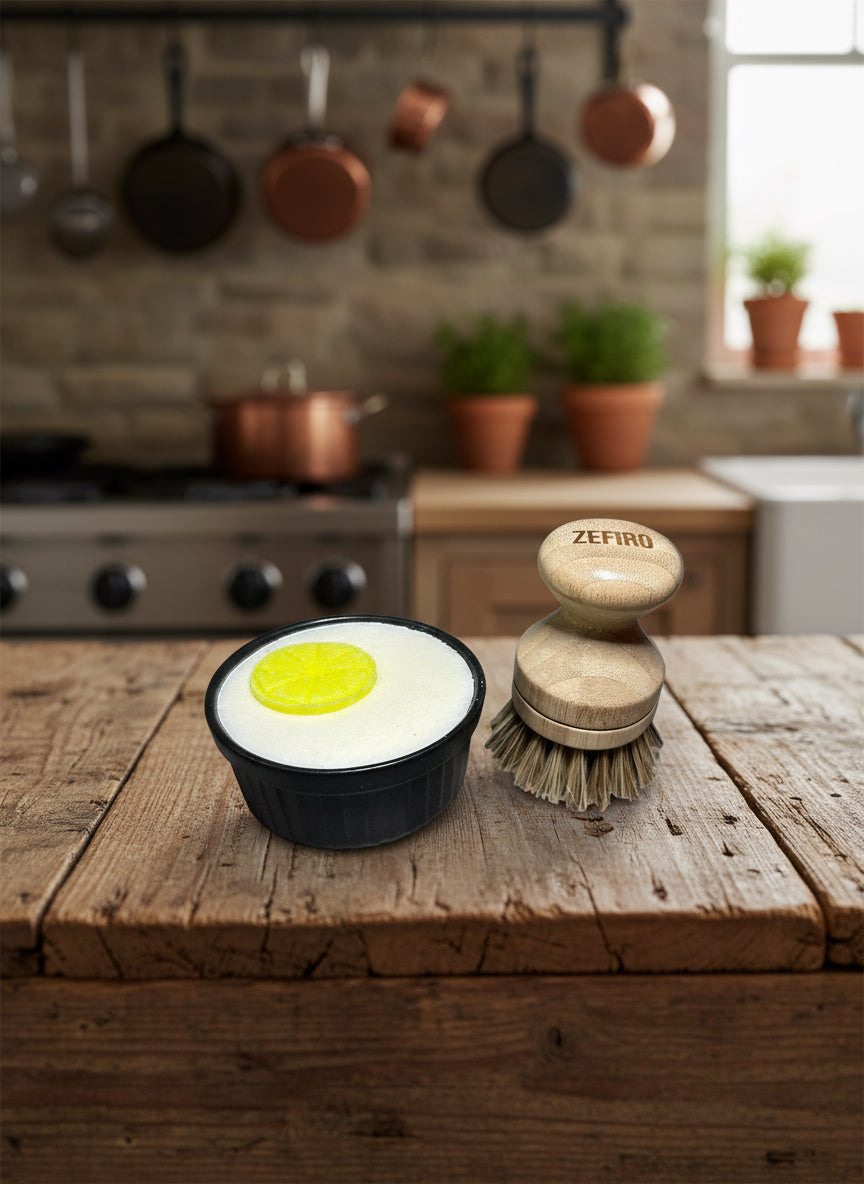 Solid Dish Soap Gift Set, Black