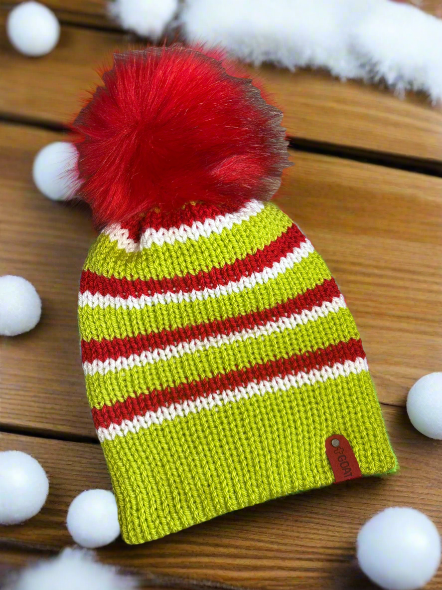 Bonfire Beanie, Large (Grinch)