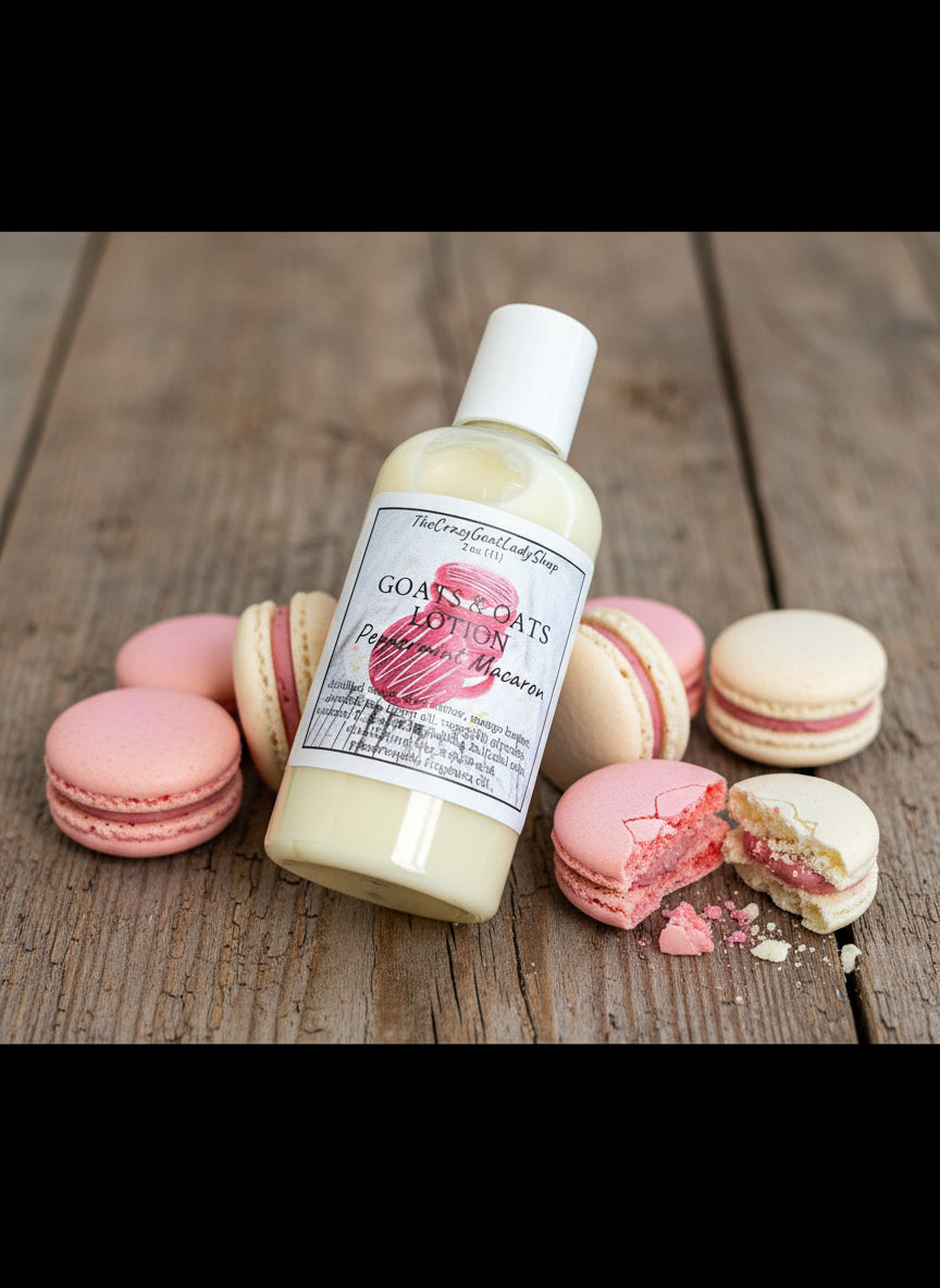 Goats & Oats Lotion Teaser, Peppermint Macaron