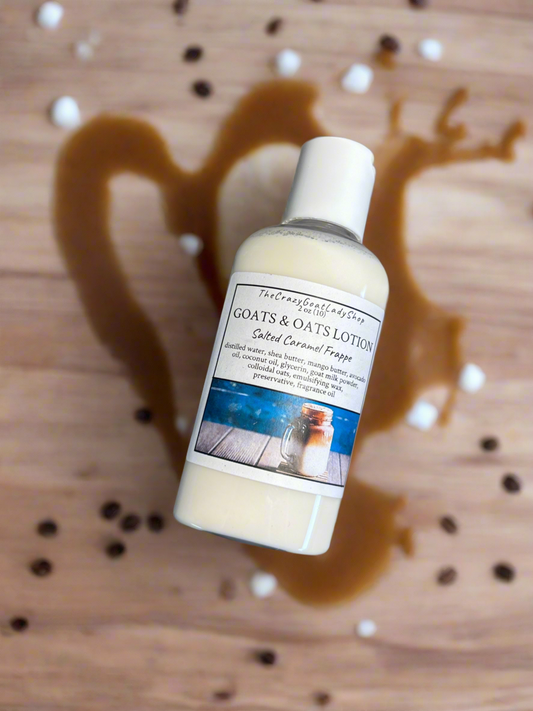 Handmade goat milk
Lotion salted caramel frappe