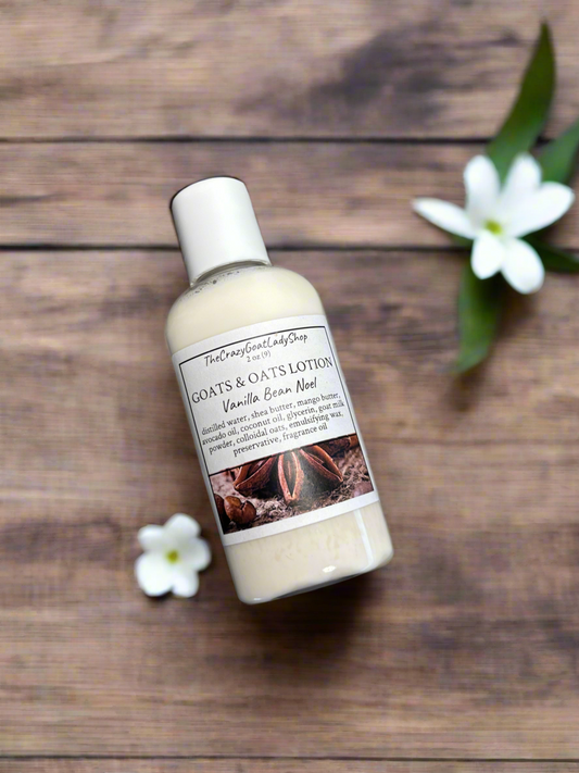 Goats & Oats Body Lotion Teaser, Vanilla Bean Noel