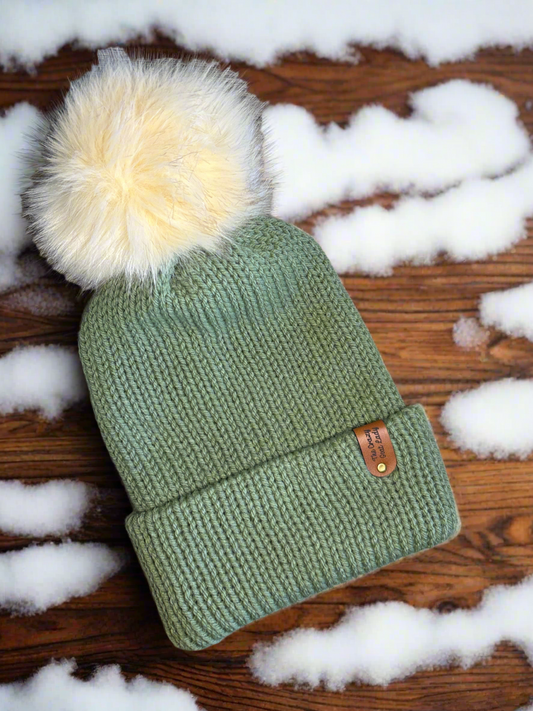 Brimmed Beanie, Large (green)