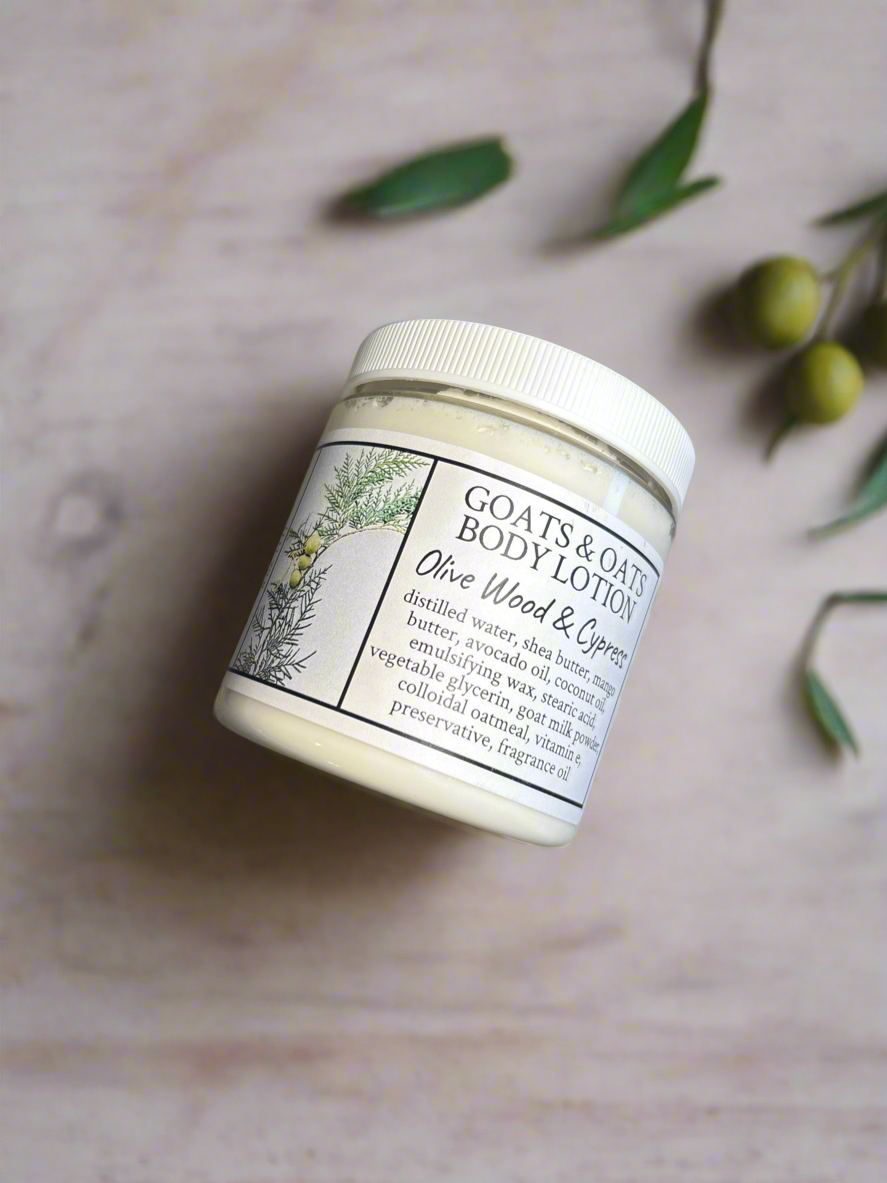 Goats & Oats Body Lotion Olive Wood & Cypress