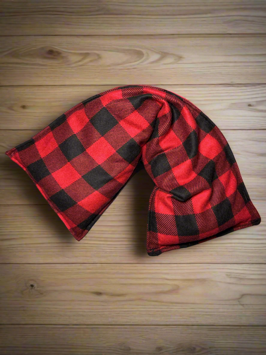 BIG Therapeutic Bag, Black and Red Buffalo Checkered