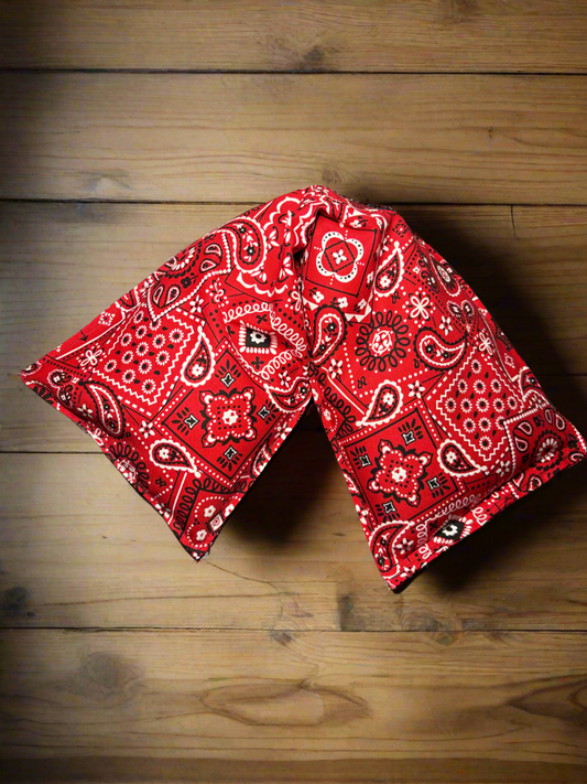 BIG Therapeutic Heat Bag, Red Bandana