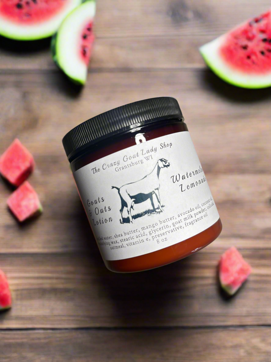 Goats & Oats Lotion, Watermelon Lemonade