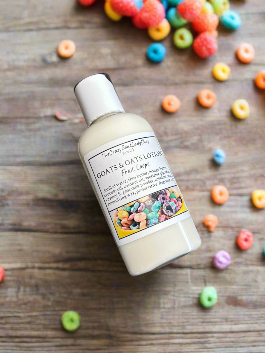Goats & Oats Body Lotion Teaser, Fruit Loops