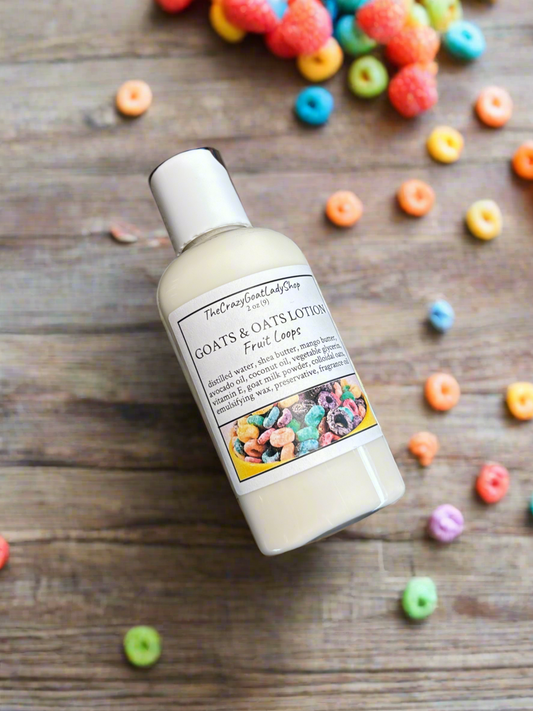 Goats & Oats Body Lotion Teaser, Fruit Loops