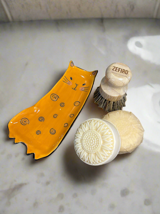 Solid dish soap bar 