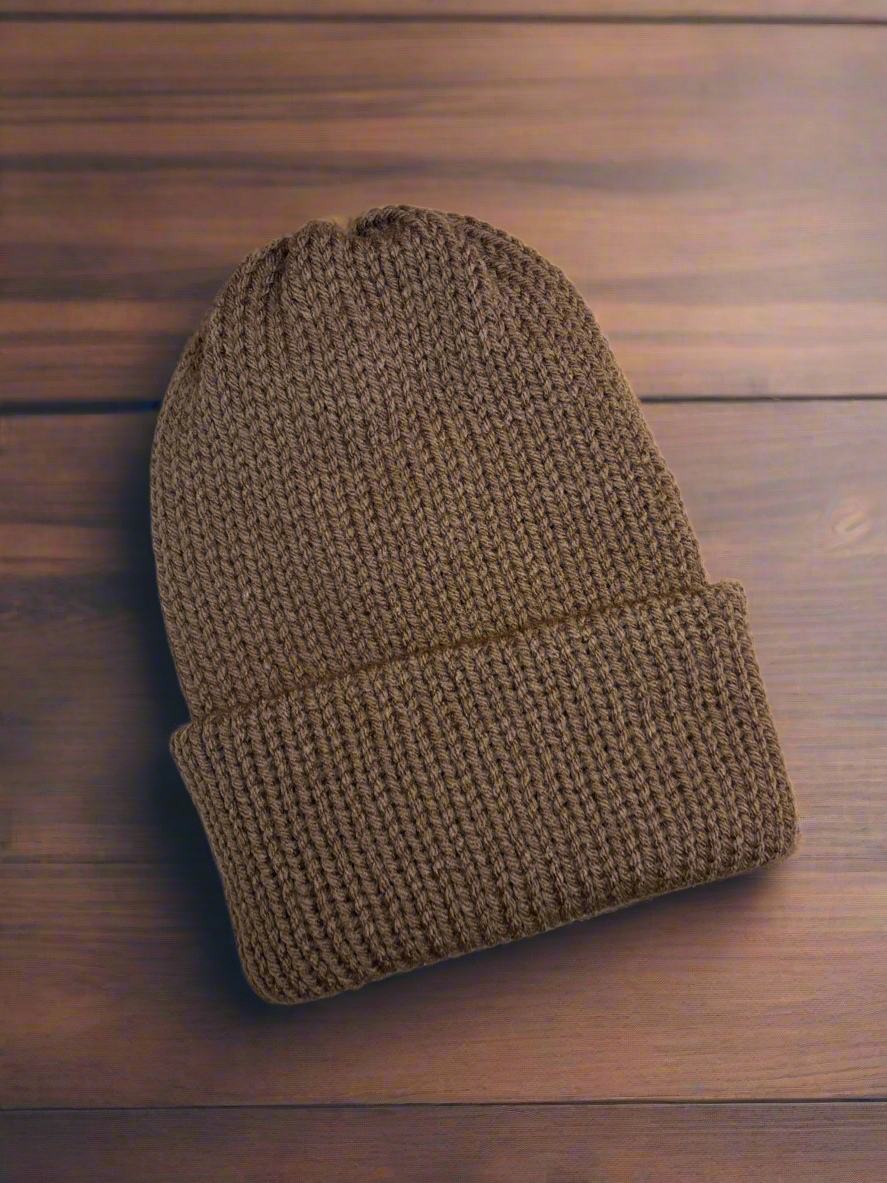 Beanie, Adult Mens (brown)
