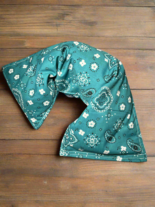 BIG Therapeutic Heat Bag, Turquoise Bandana