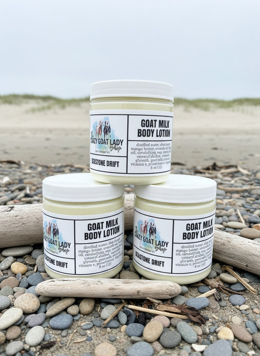 Goat Milk Body Lotion, Seastone Drift
