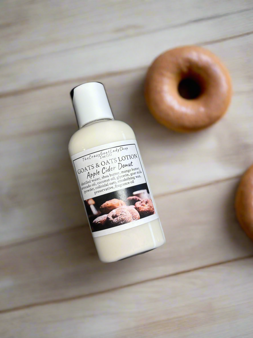 Goats & Oats Lotion Teaser, Apple Cider Donut