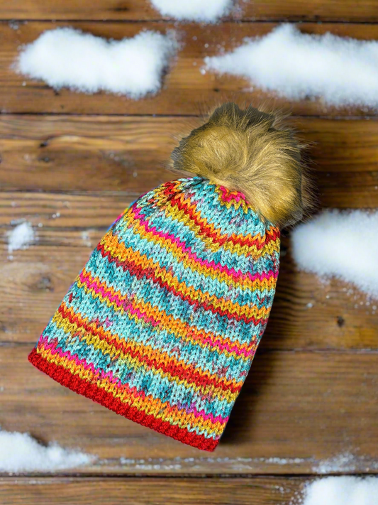 Bonfire Beanie, Youth (red)