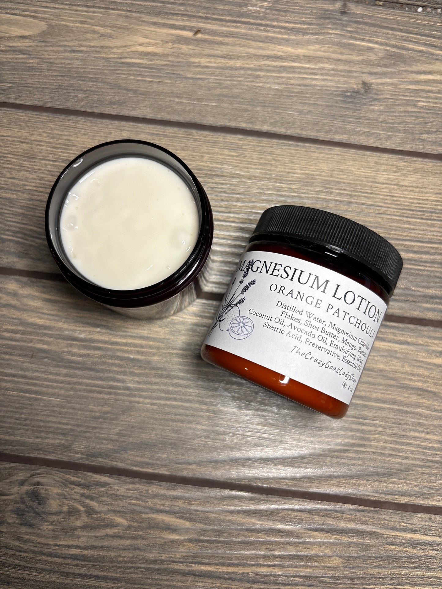 Magnesium Lotion, Orange-Patchouli