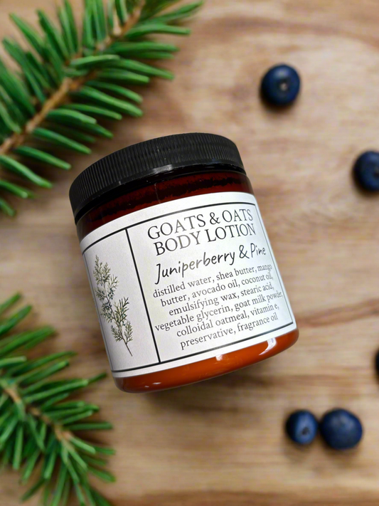 Goats & Oats Body Lotion, Juniperberry & Pine