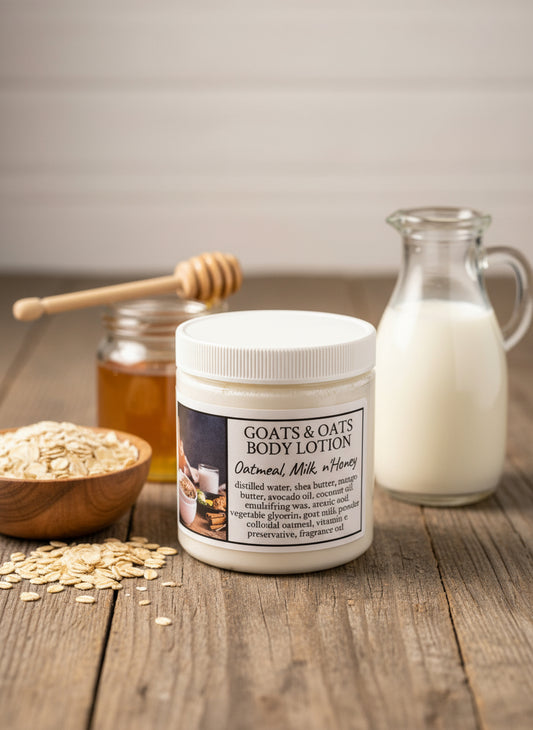 Goats & Oats Body Lotion, Oatmeal Milk & Honey