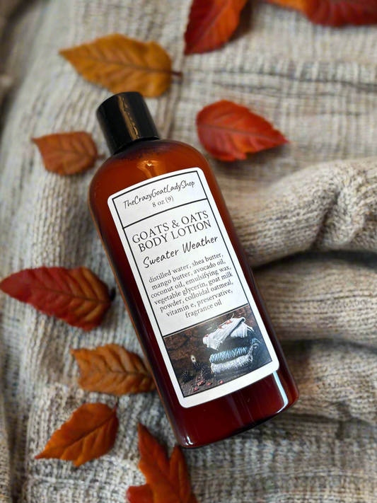 Goat milk lotion handmade 