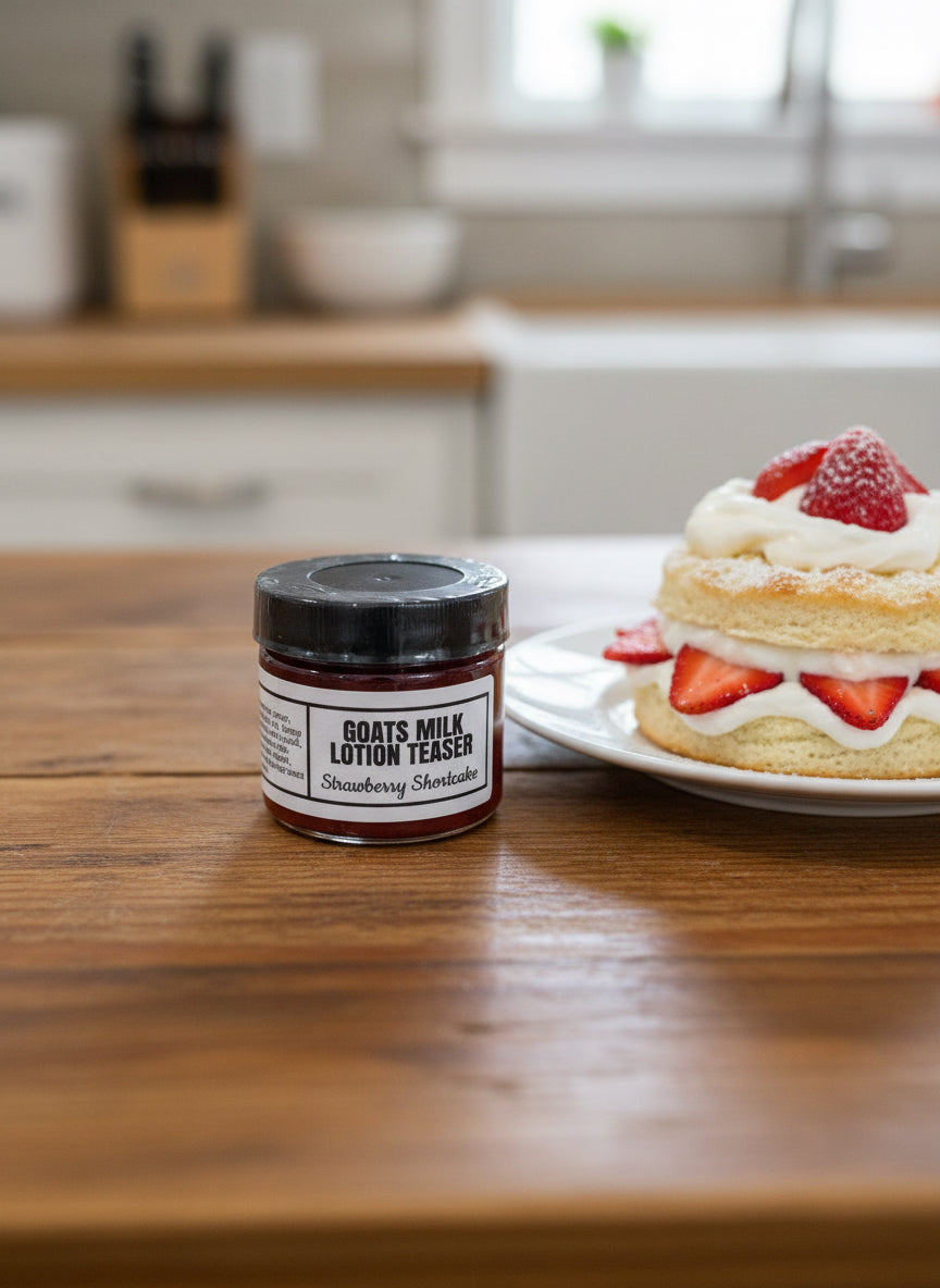 Goat Milk Lotion Teaser, Strawberry Shortcake